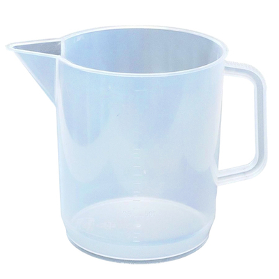 Стакан низкий 2000 мл. с ручкой, с дел.,п/п, LAMAPLAST, уп.1/12шт