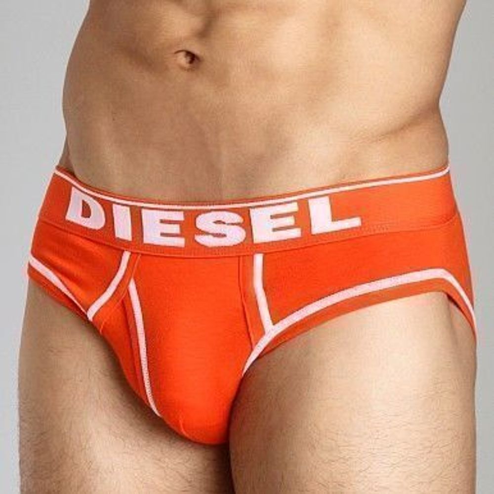 Мужские трусы брифы оранжевые Diesel Fresh and Bright Divine Brief Orange Мужские трусы брифы оранжевые Diesel Fresh and Bright Divine Brief Orange