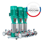 Модульная насосная установка (пожаротушение) CO 4 MVL 9005/2/SK-FFS-PN25-R