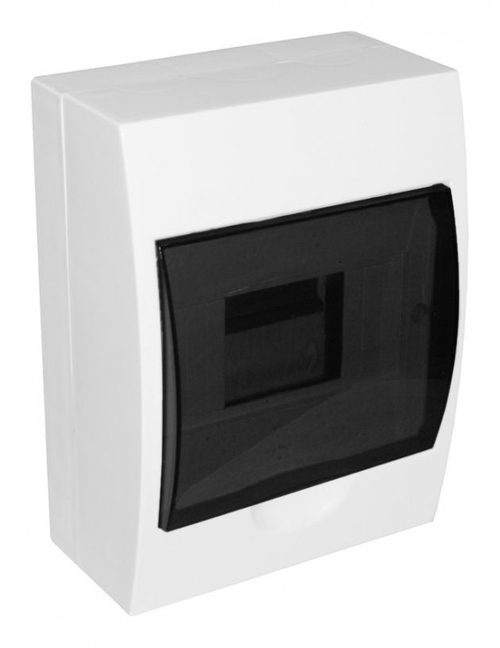 Бокс ЩРН-П- 6 навесной, прозр. черн.дверь IP40
