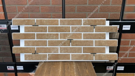 Клинкерная фасадная термопанель Paradyz Ilario Ochra ППС