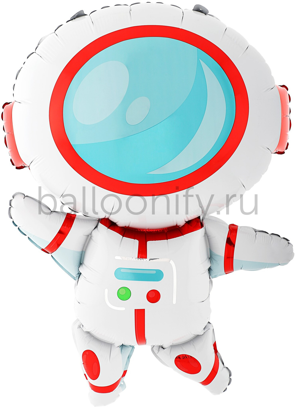 Шар (32''/81 см) Фигура, Космонавт, 1 шт.