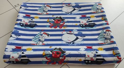 Кулир (принт). Киты на полосках