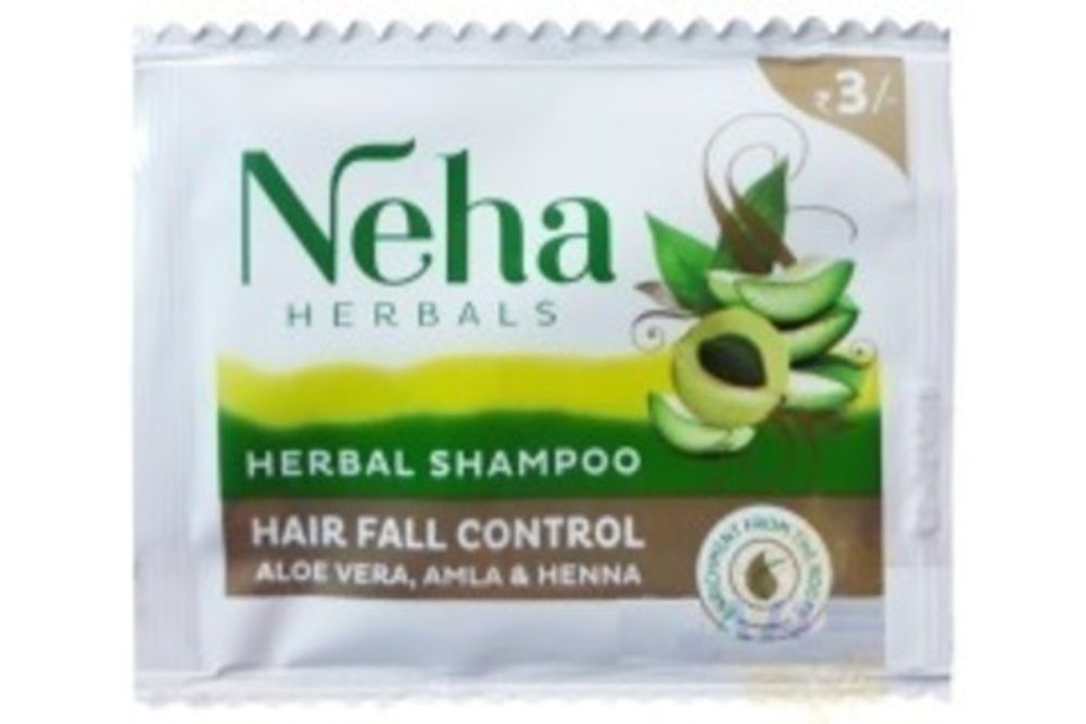 Шампунь Neha Herbals Hair Fall Control с алое вера, амлой, хной, Контроль выпадения волос, 7,5 мл.