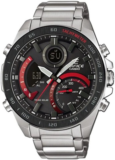 Японские наручные часы Casio Edifice ECB-900DB-1AER с хронографом