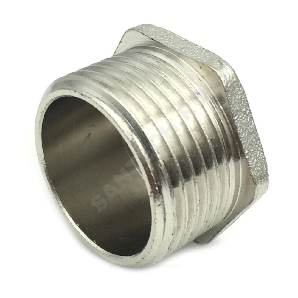 Заглушка латунь никель Ду 20 (3/4") НР SantechSystems .