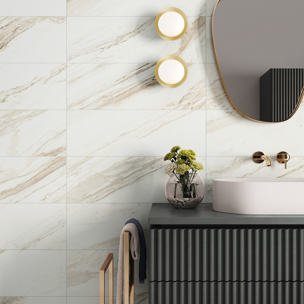 ColiseumGres Керамогранит Треви  Уайт  45*90 белый