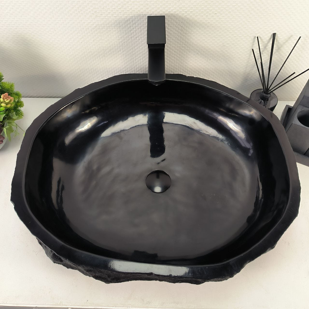 Раковина из андезита Erozy Black EA-65004 62*50*16 0044