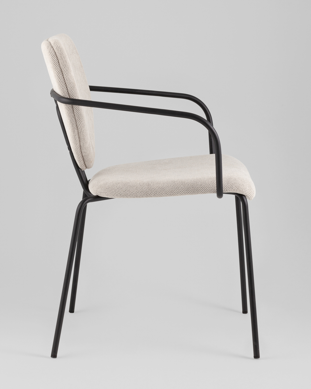 Стул обеденный Masey с подлокотниками бежевый