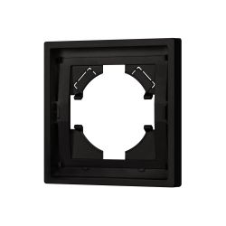 Рамка пластиковая FRM-TENDO-SFPL-1-BK (Arlight, Матовый черный) 054642