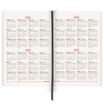 Ежедневник недатированный А5 138х213 мм BRAUBERG "Metropolis Ultra", под кожу, 160 л., черный, 113288