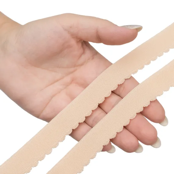 Резинка отделочная бежевая 20 мм (цв. 126), 605/20