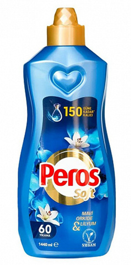PEROS КОНЦЕНТРИРОВАННЫЙ СМЯГЧИТЕЛЬ ДЛЯ БЕЛЬЯ ГОЛУБАЯ ОРХИДЕЯ И ЛИЛИЯ 1440 ML * 8