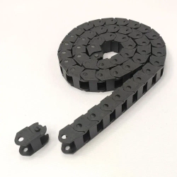 Гибкий кабель-канал открытый 15х15 мм для ЧПУ станков, 1 метр