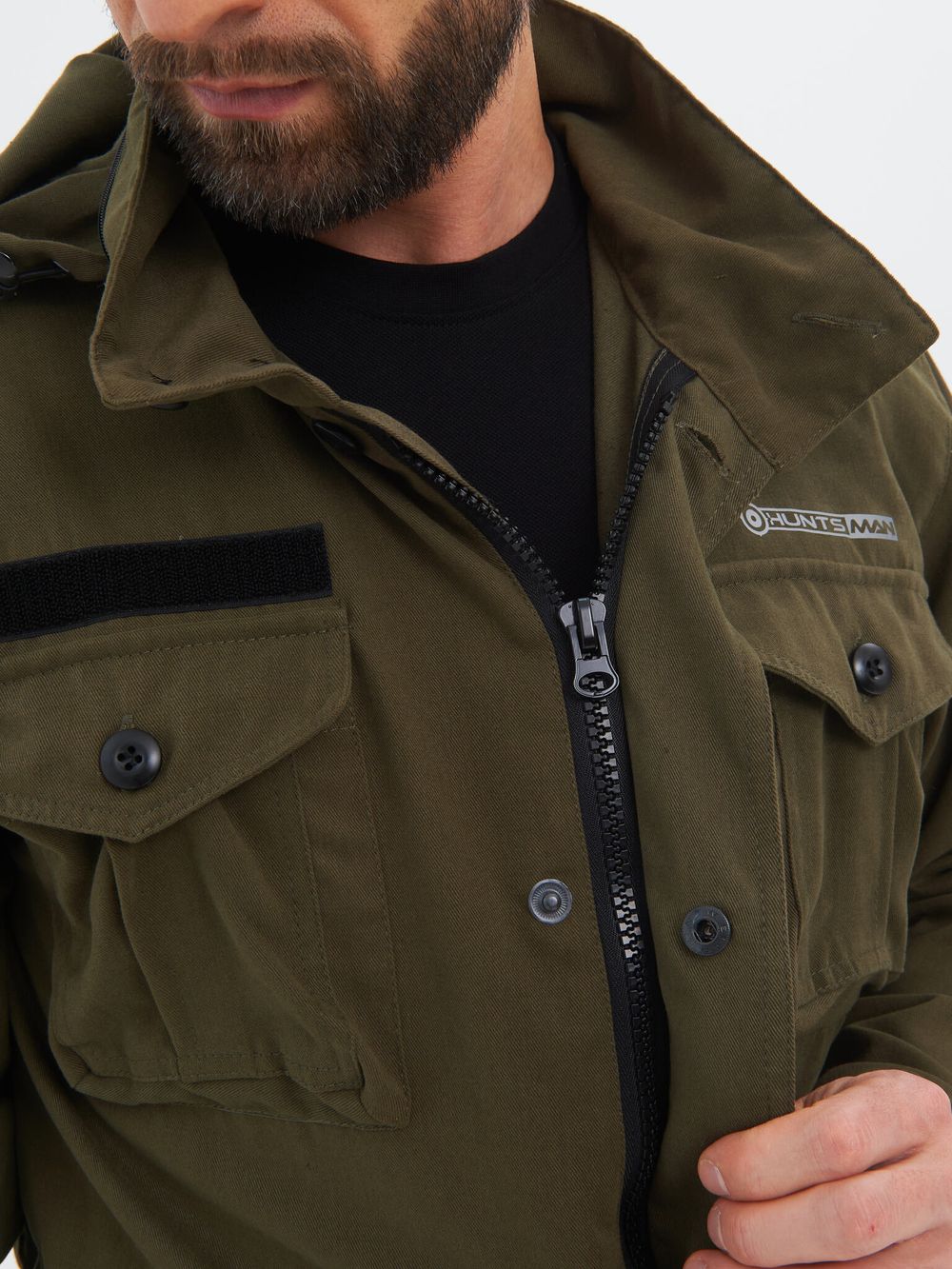 Костюм летний Крафт ткань Смесовая цвет Хаки