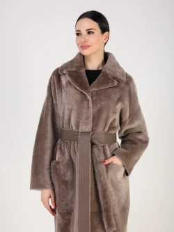 Дубленка зимняя шуба натуральная двухсторонняя оверсайз