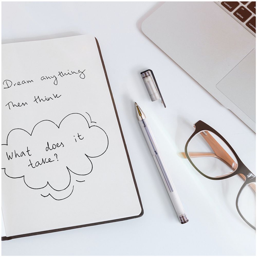 Ручка гелевая OfficeSpace черная, 0,5мм