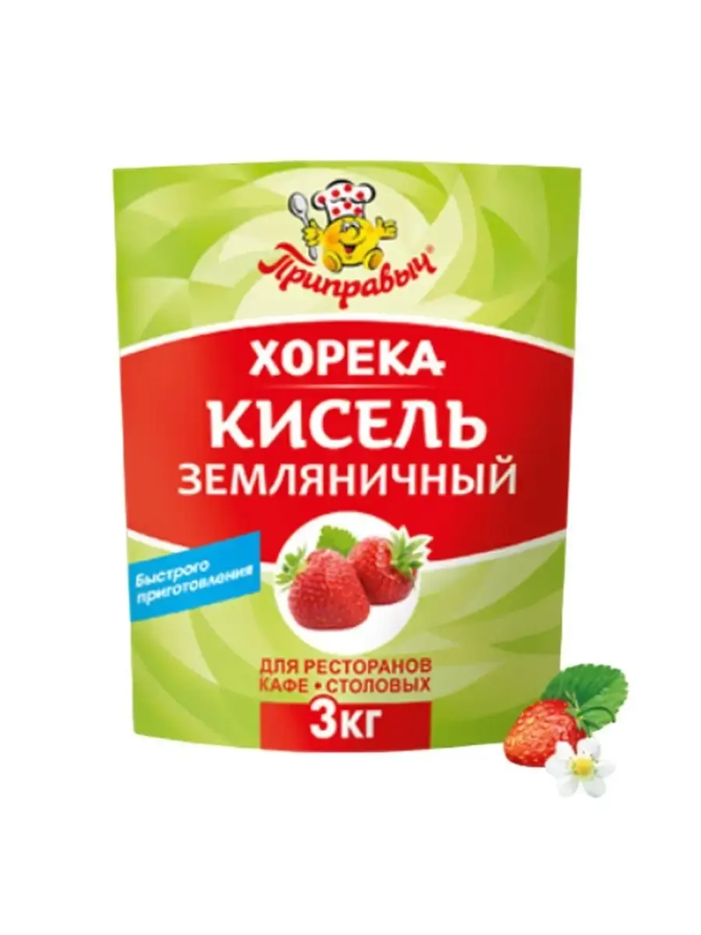 Кисель земляничный 3кг