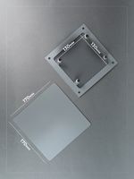 Вентиляционная решетка РД 170х170 Серая