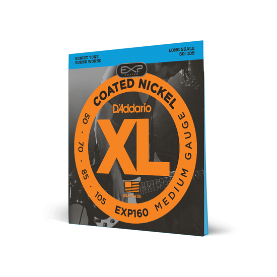 Струны для бас-гитары D'ADDARIO EXP160