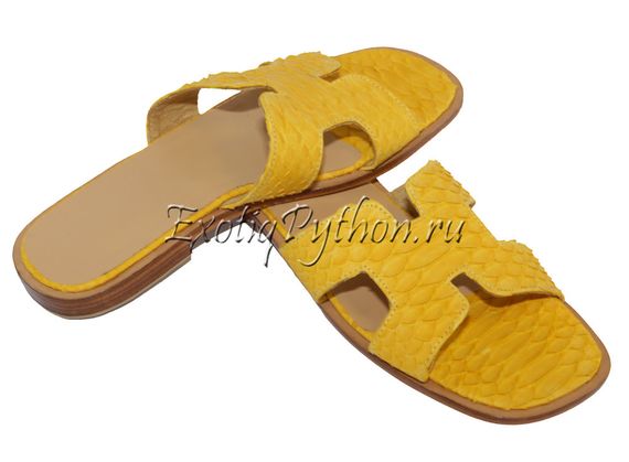 Сандалии из кожи питона SH-16