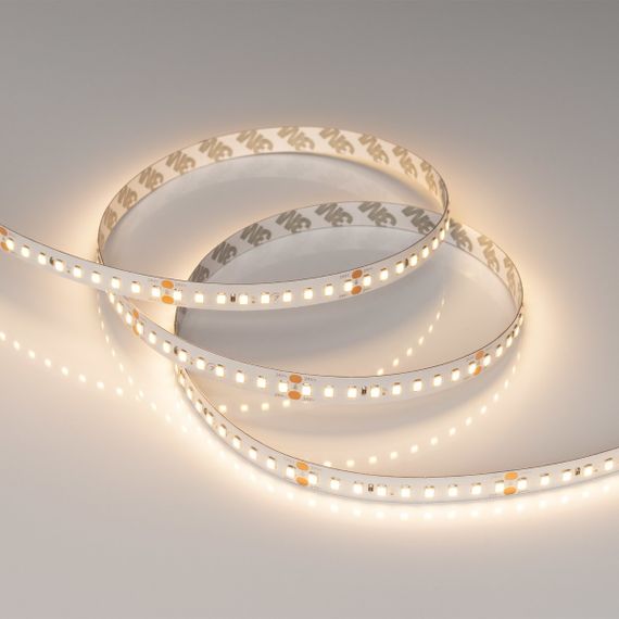 Светодиодная лента Arlight 7,7W/m 144LED/m 2835SMD теплый белый 5M RT-A144-10mm 24V Warm3000 038782