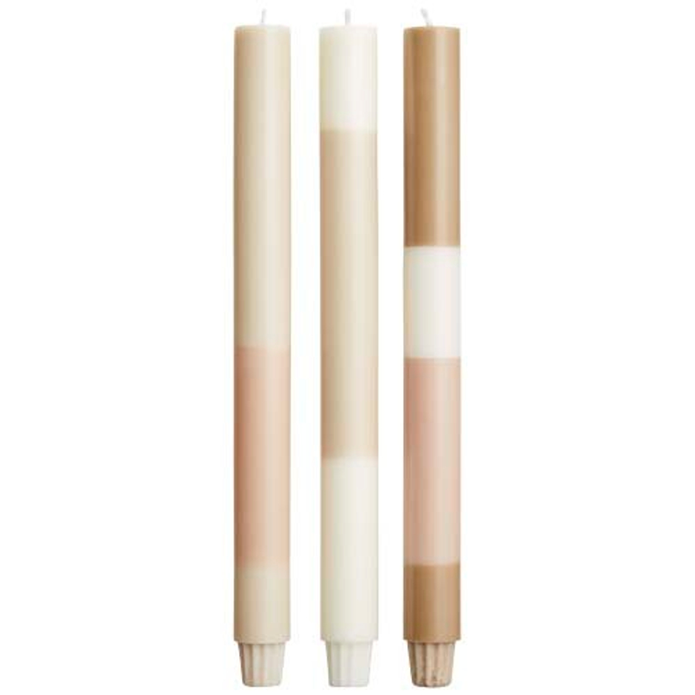 Originalhome свечи из многослойного известняка - набор из 3 штук