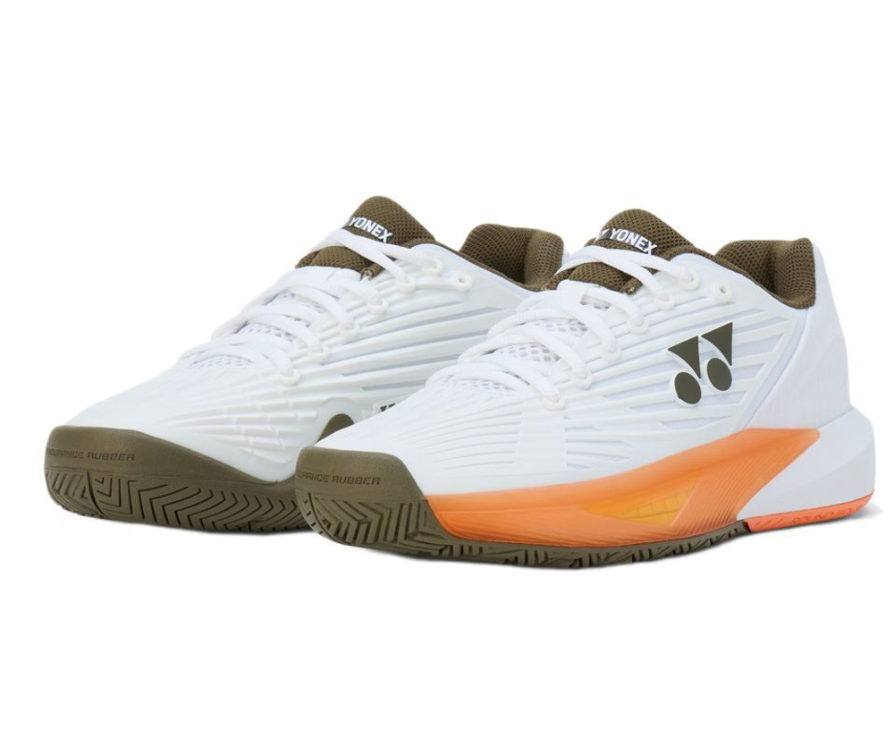 Мужские теннисные кроссовки Yonex Power Cushion Eclipsion 5 - white/brown
