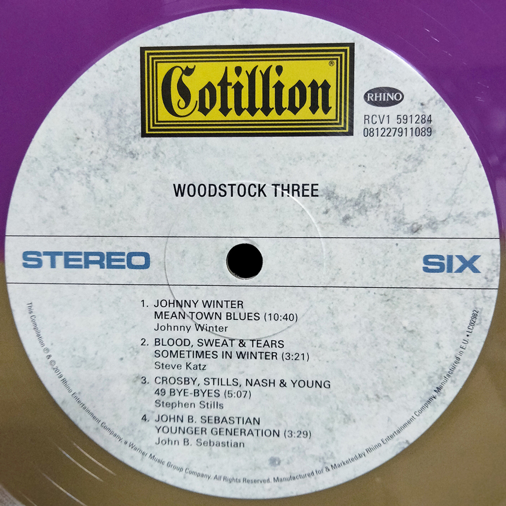 Сборник / Woodstock Three (Coloured Vinyl)(3LP)