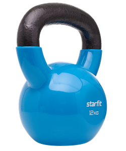 Гиря виниловая DB-401, 12 кг, синий