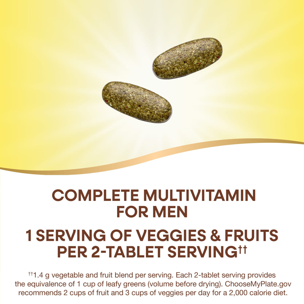 Nature's Way, Alive!® Garden Goodness™, мультивитаминный комплекс для мужчин, 60 таблеток