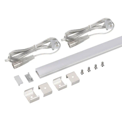 Набор для светодиодной подсветки ARL-KIT-SLIM-FC 24V Day4000 (14 W/m, IP20, 2m) (Arlight, Алюминий+пластик) 053437
