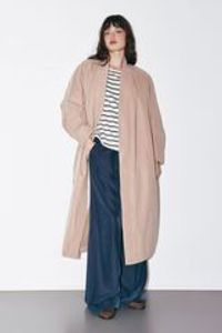 Пальто утепленное на запах "Беж" женское