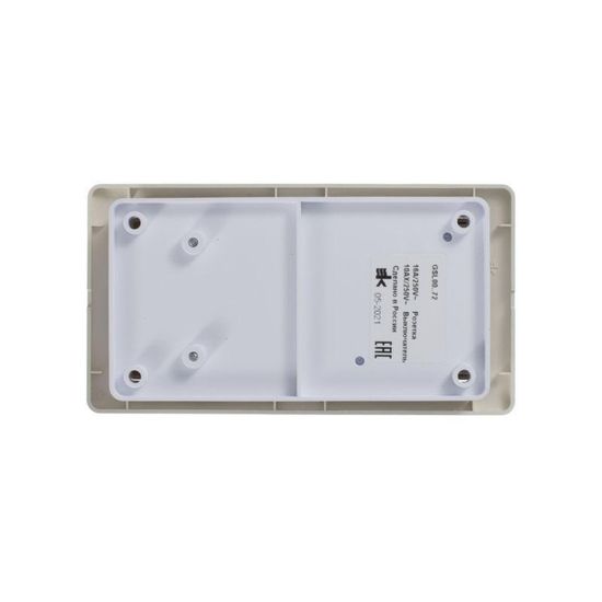 Блок комбинированный Glossa (розетка + 2-кл. выкл.) беж. SE GSL000272