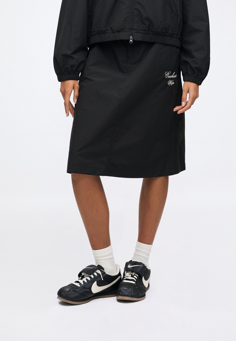 Carhartt WIP TRAVON - юбка А-силуэта - Чёрный