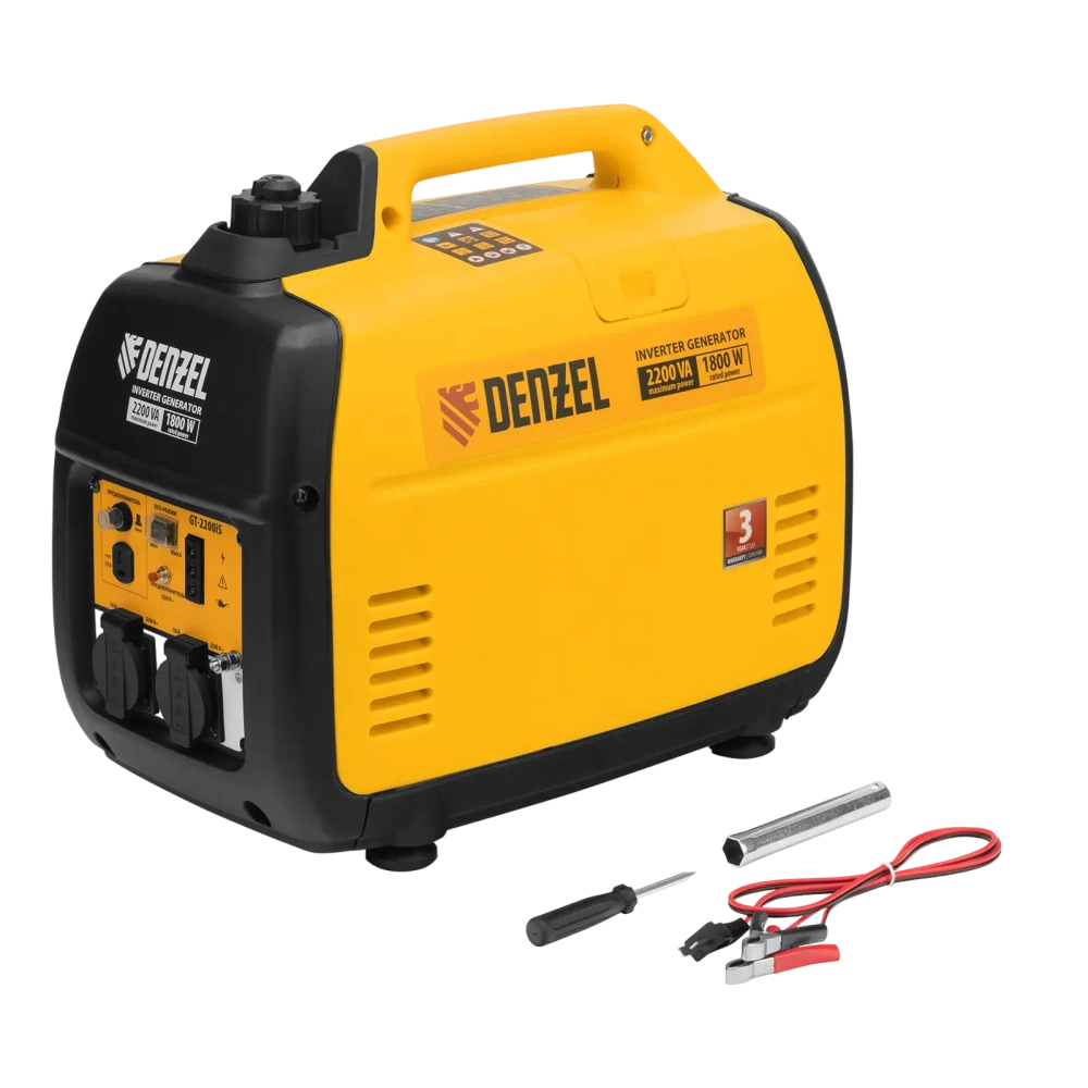 Инверторный генератор (2.2 кВт) DENZEL GT-2200iS