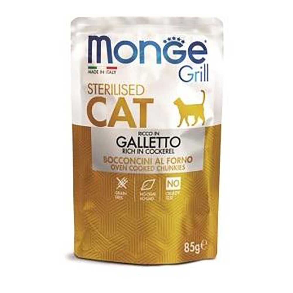Monge Cat Grill Pouch Sterilised (курица итальянская) 85 г - консервы (пауч) для стерилизованных кошек