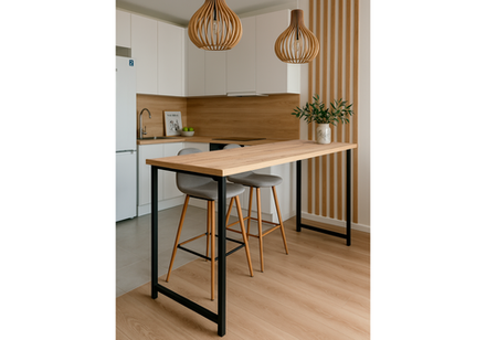 На металлокаркасе Woodville Дилан Лофт 120х40х110 дуб вотан