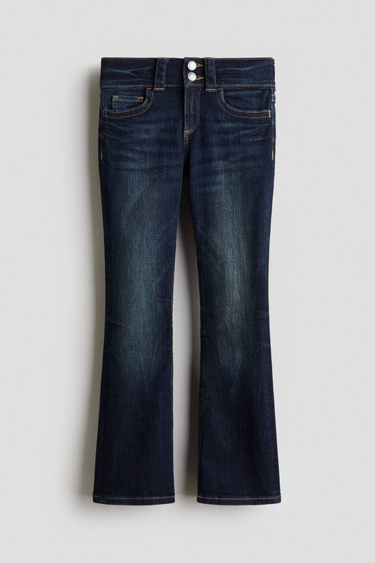 H&M Джинсы Bootcut Leg Low, темно-синий