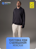 Худи с капюшоном мужская ТР, серый