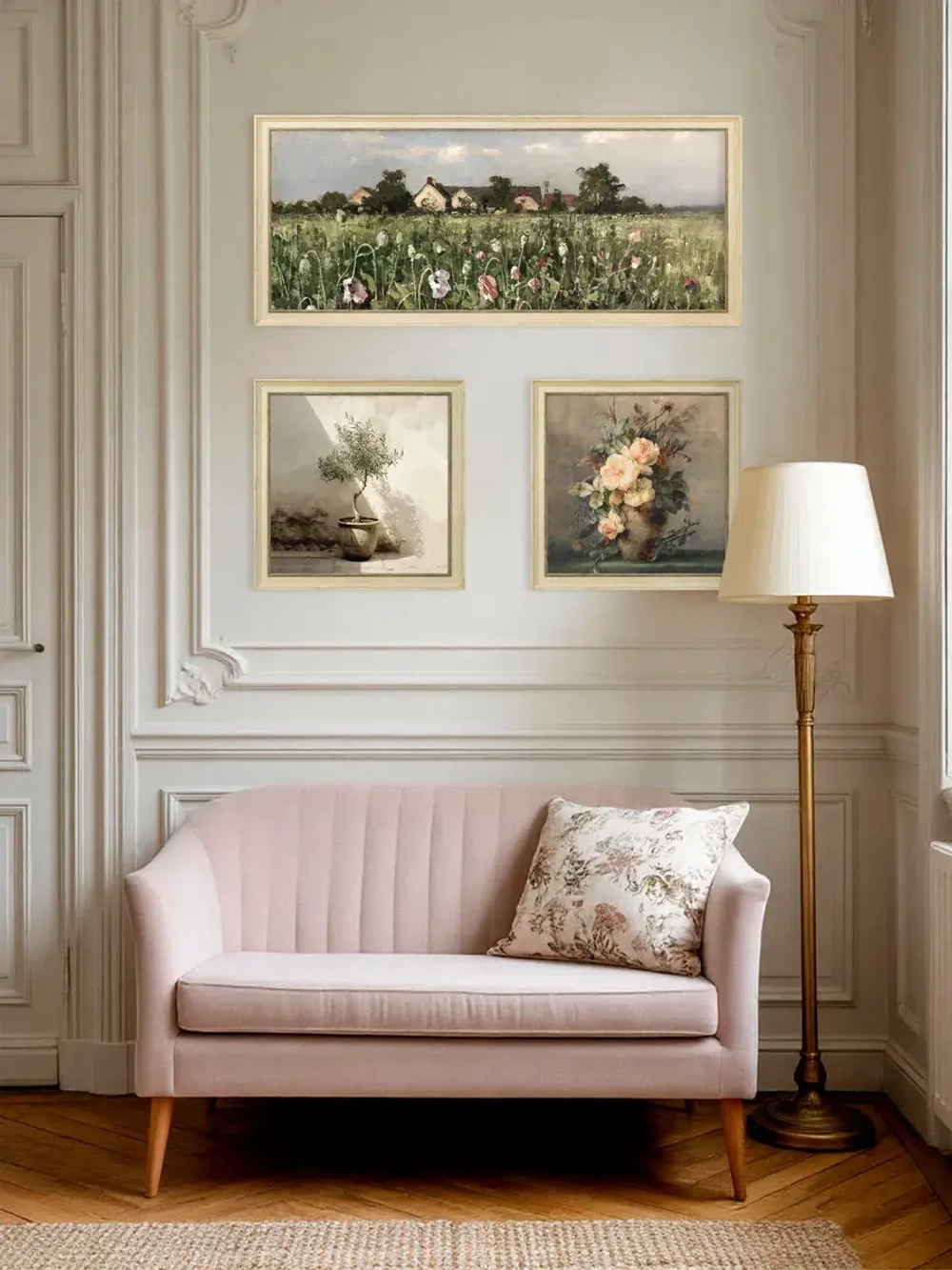 Большая интерьерная картина на холсте в раме 106*46 см