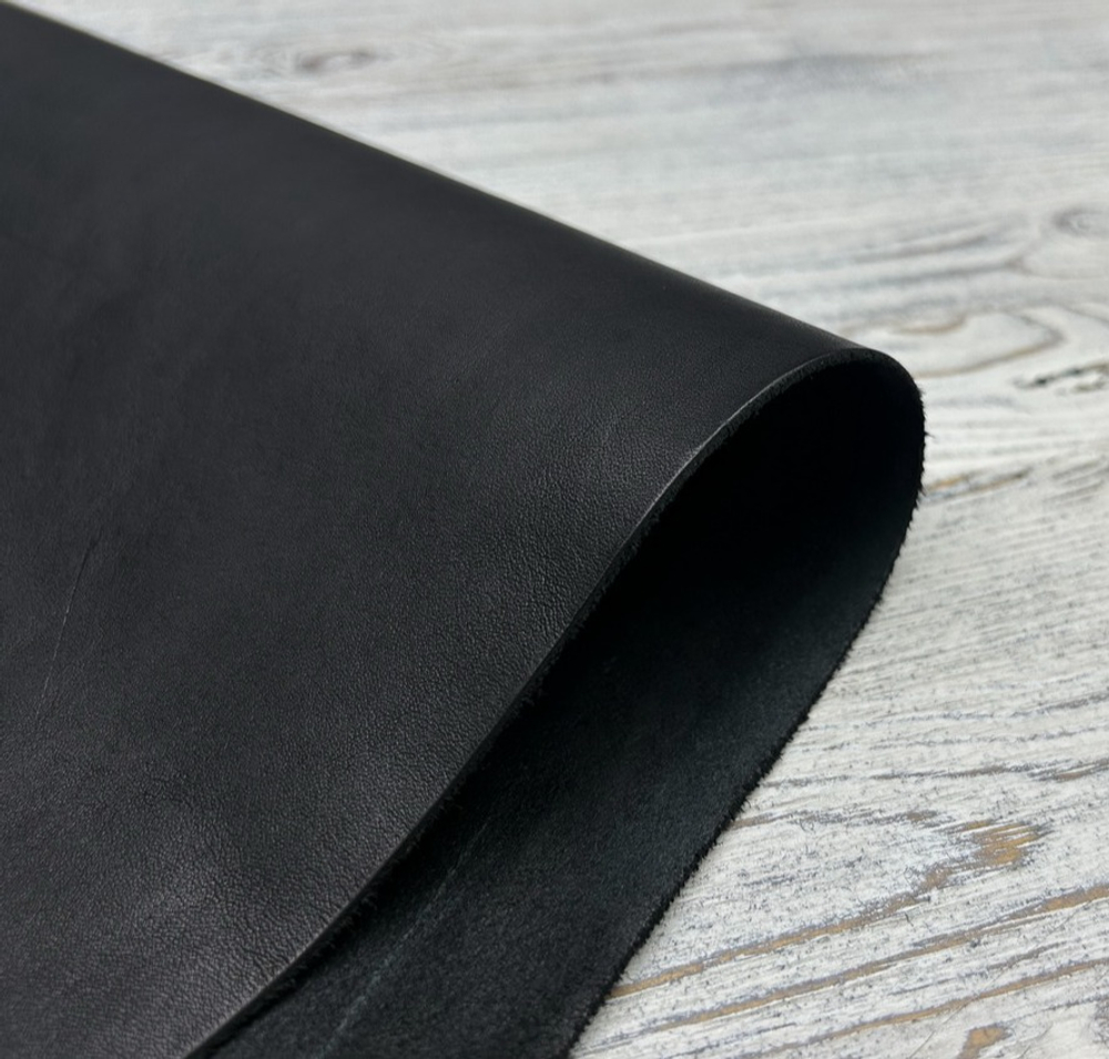 Хаммер цв. Черный / Hammer Nero, толщ. 1,6-1,8 мм, натуральная кожа