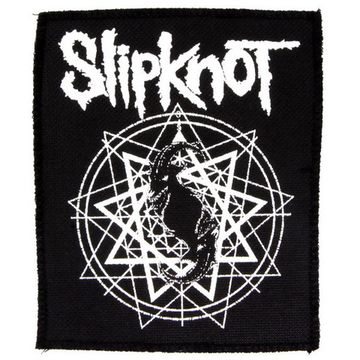 Нашивка Slipknot козел на лого (90х115)