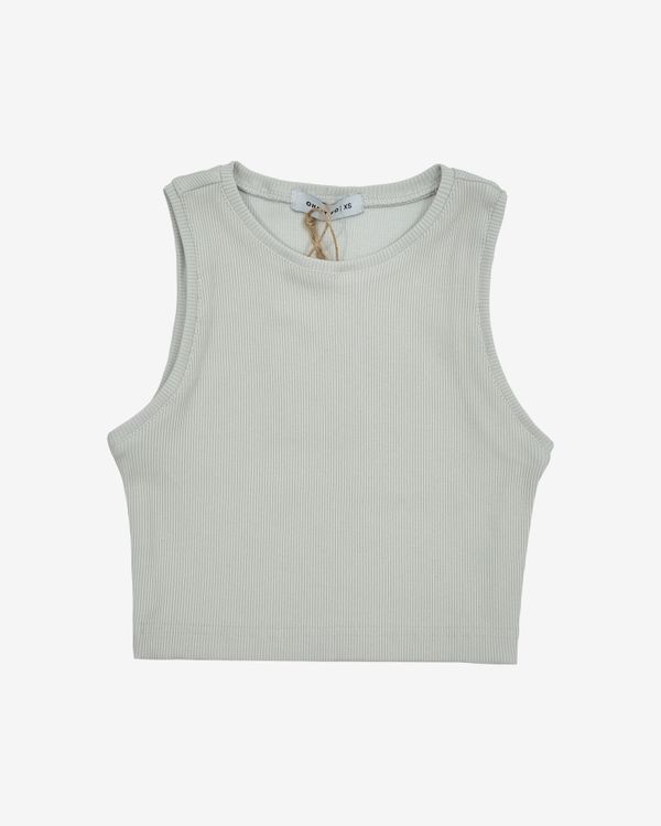 Топ Ribbed Grey Glacier - фото 1