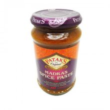 Паста Patak`s Madras Spice Pasta смесь специй Мадрас 283 г