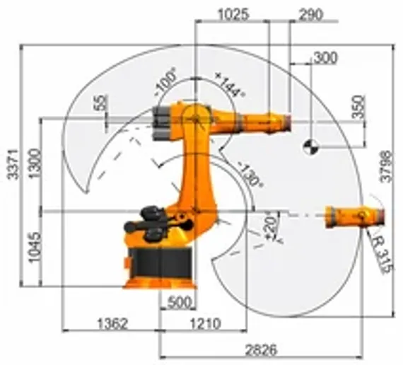 Промышленный робот KUKA KR 600 FORTEC, KR 510 R3080 F