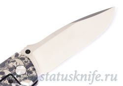 Нож CKF MKAD LORO Skull custom silver one-offфотография - 6