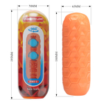 Оранжевый мастурбатор Venus-X Twin balls