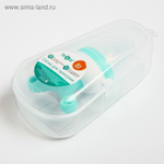 4350266 Ниблер с силиконовой сеточкой, вращающийся поршень, цвет зеленый