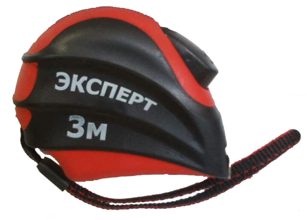 Рулетка "ЭКСПЕРТ" 7103, автоматическая фиксация, обрезиненный корпус, 3м(12шт/120шт)